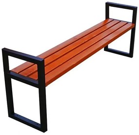 Nowoczesna ławka parkowa Ikas 150 cm - 84 kolory