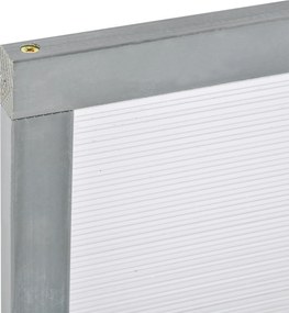 Outsunny Zimna Rama Szklarnia Drewniana z Pokrywą Poliwęglanową Szara Odporna na Warunki Atmosferyczne 90x46x40cm | Aosom PL