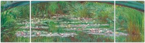 Obraz - Claude Monet, The Japanese Footbridge, reprodukcje (170x50 cm)