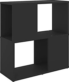 Biblioteczka do salonu czarna H6-A30