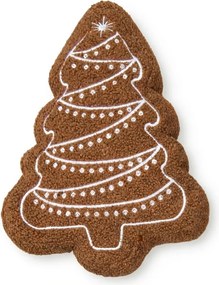Poduszka dekoracyjna CHRISTMAS TREE 30x40 cm, brązowa
