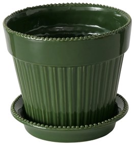 Doniczka ceramiczna z podstawką JUNIPER, 15 cm