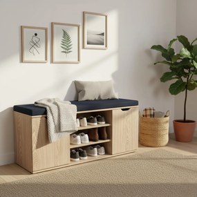 Szafka na buty z siedziskiem PORTA, 103 x 30 x 46 cm