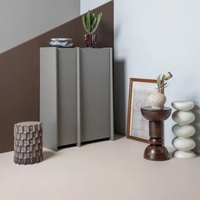 Okrągły stolik z litego drewna mango ø 46 cm Emel – WOOOD