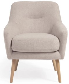 Beżowy fotel Candela – Kave Home