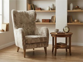 Elegancki fotel Roland z profilowanym siedziskiem i oparciem