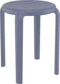 Plastikowy taboret do domu i kawiarni Tom Bar 45