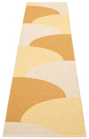 Chodnik odpowiedni na zewnątrz w kolorze ochry 70x270 cm Hill Ochre Pale Yellow – Pappelina