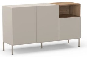 Kremowa komoda 140x80 cm Cailin – Marckeric