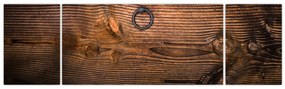 Obraz tekstury drewna (170x50 cm)