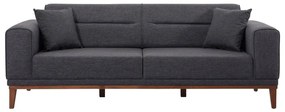 Antracytowa rozkładana sofa 223 cm Liones – Artie