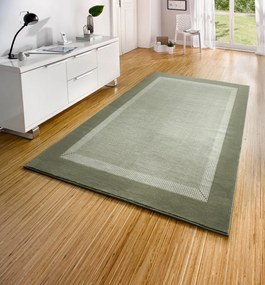 Dywan nowoczesny Basic zielony 160 cm x 230 cm