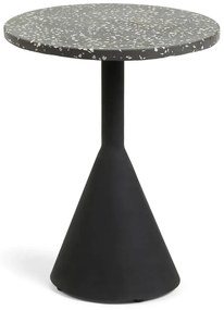 Okrągły stolik ogrodowy z blatem z terrazzo ø 40 cm Melano – Kave Home