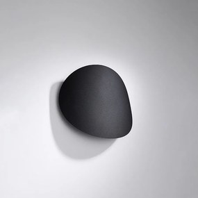 Kinkiety nowoczesny Perceptix, stal - 2 źródło światła 4000K - L.25 x H.29 cm - czarny