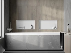Mexen X-Wall-NR półka wnękowa bez kołnierza 60 x 30 cm, biała - 1921603010