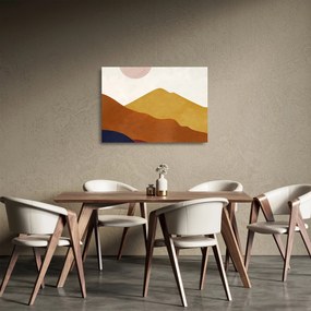 Obraz na szkle - Góry akwarelowe N⁰1 (70x50 cm)