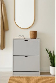 Szara uchylna szafka na buty 50x82x24 cm Stelo – Bonami Essentials