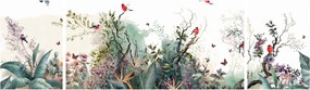 Obraz - Naturalny krajobraz, akwarela (170x50 cm)