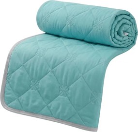 Chłodząca letnia kołdra ELARIA, turkusowa Rozmiar: 200 x 220 cm