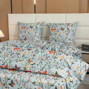 PrzytulneMieszkanie.pl PrzytulneMieszkanie.pl Pościel z mikrofibry MONARCH WINGS jasnoniebieskie Rozmiar pościeli: 70 x 90 cm | 140 x 200 cm