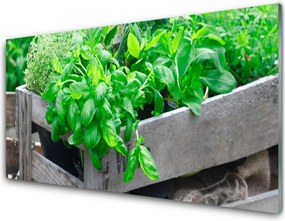 Szkło nad Blatem Botaniczny Splot Liści