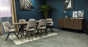 Drewniany stół do jadalni w stylu industrialnym Massa D05 200 cm