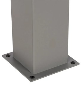 Zewnetrzna Nowoczesna lampa podłogowa zewnętrzna szara 30 cm IP44 - Denmark Nowoczesny Oswietlenie zewnetrzne