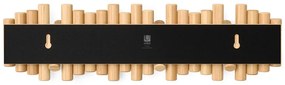 Wieszak ścienny z litego drewna sosnowego w naturalnym kolorze 61 cm Picket – Umbra