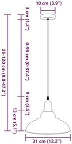 Czerwona lampa z regulacją wysokości P1-L88