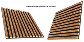 Panele akustyczne 6 szt. dąb wotan B6-W71