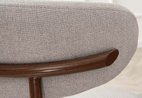 Krzesło tapicerowane Alekto w stylu retro vintage – wygodne krzesło do jadalni i salonu