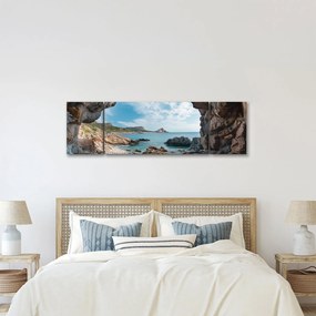 Obraz - Jaskinia przy morzu (170x50 cm)