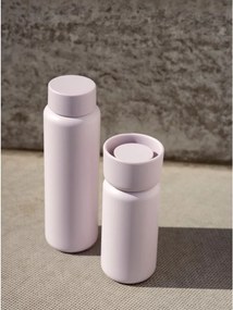 Jasnoróżowy kubek termiczny ze stali nierdzewnej 400 ml Singles – Zone