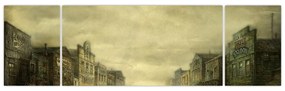 Obraz westernowego miasteczka (170x50 cm)