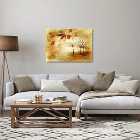 Obraz na szkle - Jesienny nastrój (70x50 cm)
