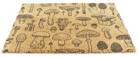 Wycieraczka z włókna kokosowego 40x60 cm Mushrooms – Artsy Doormats