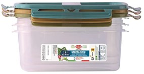 Pojemniki na żywność 3 szt. Snipslock – Snips