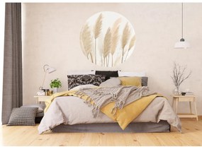 Okrągła fototapeta Pampas 125 x 125 cm, 2 części