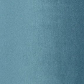 Aksamitny klosz lampy niebieski 20/20/20 ze złotym wnętrzem