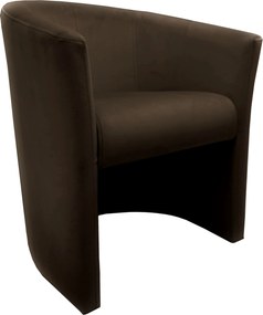 Fotel CLUB tkanina Welur elegancki fotel tapicerowany do salonu i gabinetu : Kolor tkaniny - VELVET - MG05