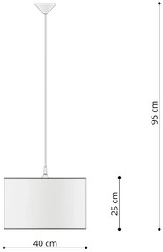 Lampa wisząca dla dzieci z abażurem w koty - A585-Sezi