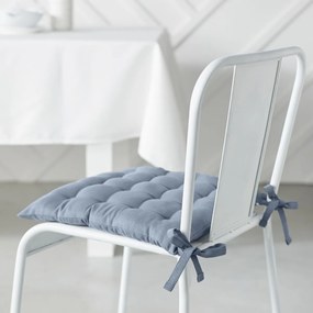 Bawełniana poduszka na krzesło kuchenne COMFORT, wiązana, 38 x 38 cm