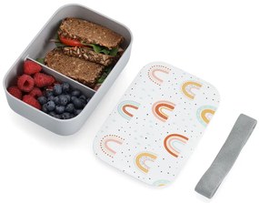 Plastikowy lunchbox, 19 x 12,5 x 6,5 cm
