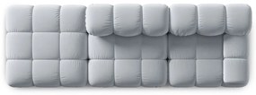 Jasnoniebieska aksamitna sofa 282 cm Bellis – Micadoni Home