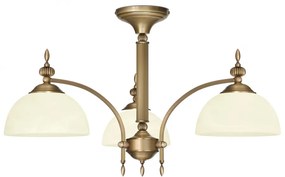 Niski klasyczny żyrandol trójramienny H-S3KN