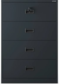 Szafa kartotekowa metalowa antracytowa: SARA XL V4, 900 x 1320 x 600 mm