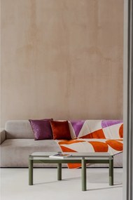 Zielony stolik ze szklanym blatem 55x105 cm Kob – noo.ma