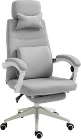 Vinsetto Fotel gamingowy biurowy ergonomiczny wygodny poliester z pianką czarny | Aosom PL