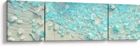 Obraz - Nadmorska atmosfera w turkusowych odcieniach (170x50 cm)