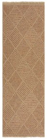 Chodnik odpowiedni na zewnątrz w naturalnym kolorze 80x230 cm Nora Diamond – Flair Rugs
